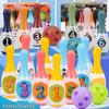 Free Shipping Children's Indoor Bowling & Ring Stacking Game Set