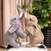 Elephant Soft Cartoon Animal Toy Plush Cushion Ornament For Kids Decor Bedroom