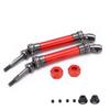 CVD Steel Rear Drive Shaft Assembly for Traxxas Slash Rustler Vxl 4x4 4wd 110 RC CarRed