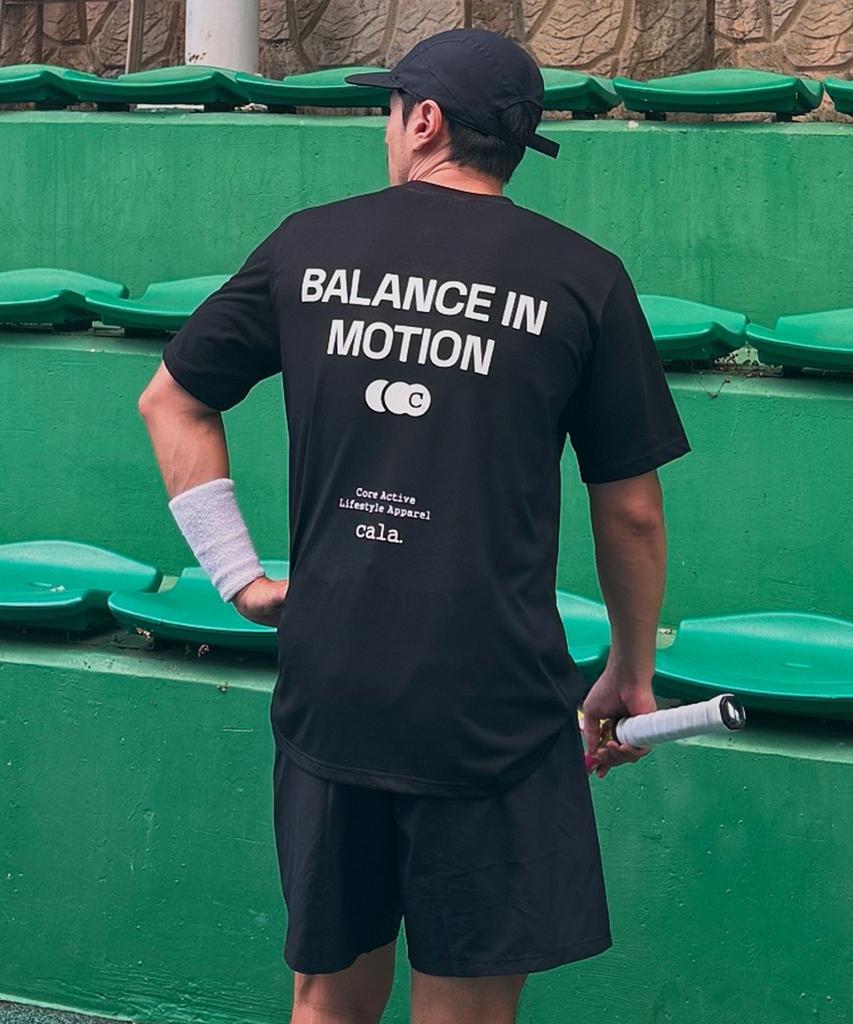 Kalla Balance In Motion Balance Fit Футболка с коротким рукавом_Черная