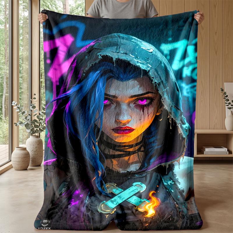 Soft Flannel Blanket Lightweight Cozy Bedroom Living Room CoverArcane