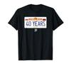 Back To The Future 40th Anniversary License Plate T-Shirt