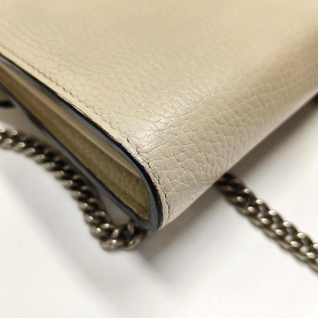 [Pre-Owned] Dionysus Tiger Head Buckle Chain Leather Mini Shoulder Bag - Very Good #B01XIV