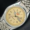 ОТРЕСТАВРИРОВАННЫЕ SEIKO 5 АВТОМАТИЧЕСКИЕ 6309A ВИНТАЖНЫЕ ЯПОНСКИЕ МУЖСКИЕ ЗОЛОТЫЕ ЧАСЫ a442145-1