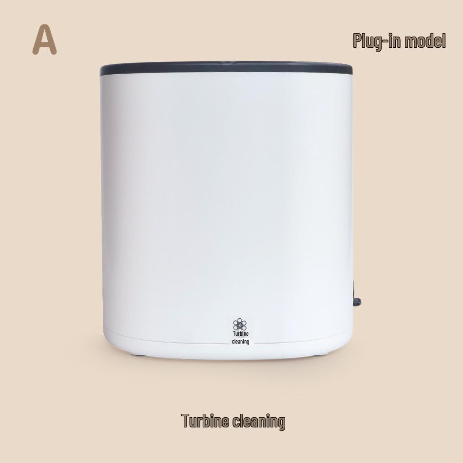 Портативная умная мини-стиральная машина-турбина для нижнего белья, трусов и носков с озоновой очисткой