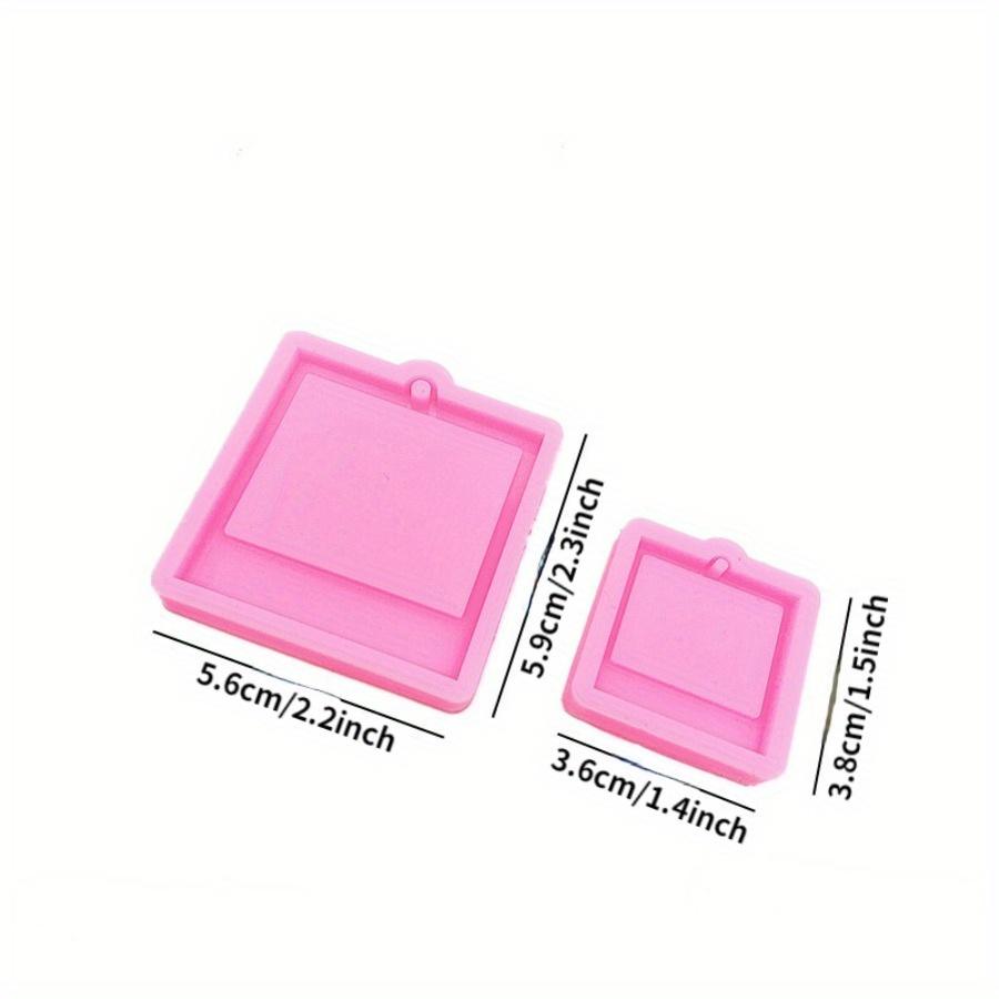 4 шт./компл. фоторамка брелок эпоксидная смола форма серьги кулон силиконовая форма полимерная глина ювелирные изделия ожерелье форма DIY смола ремесла