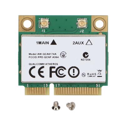 WiFi карта 1200 Мбит/с 2.4G5G двухдиапазонная 802.11 Abgnac мини беспроводная сетевая карта PCIe с винтами