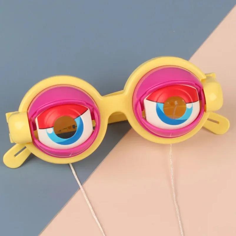 Creative Kids' Prank Toy Glasses - Funny Plastic Crazy Eyes, Great For Parties Christmas/Birthday Gifts