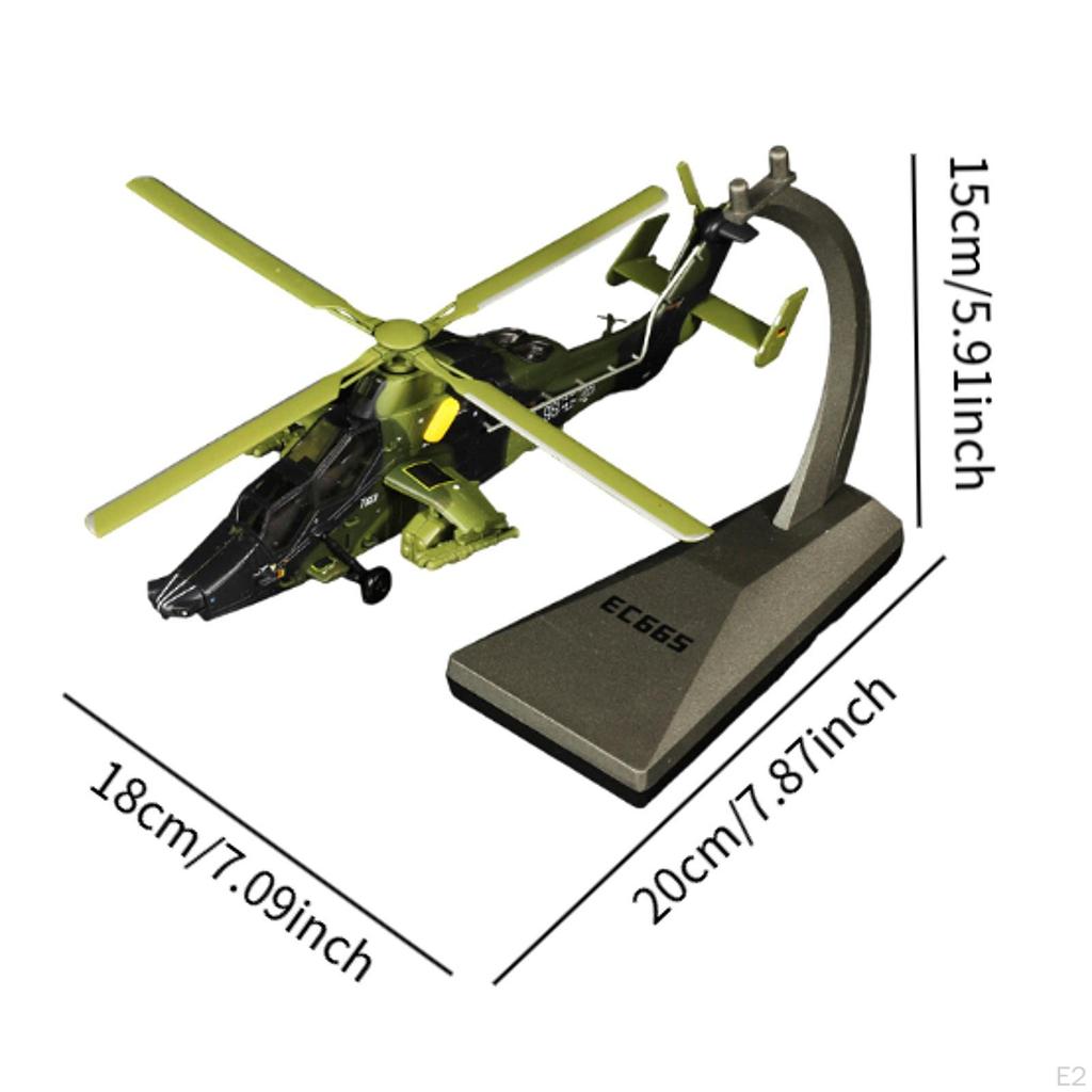1:72 EC665 Модель вертолета, модель истребителя с основанием для кафе, бара,