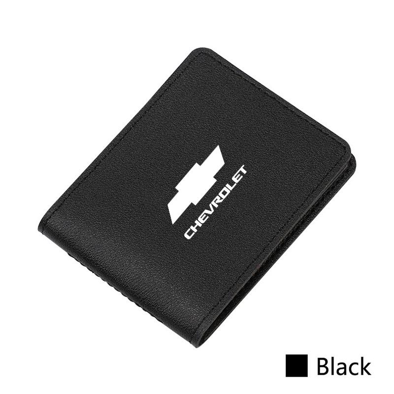 Car Driving Documents Protective Case Card Holder For Chevrolet Cruze Malibu Colorado Suburban Equinox Blazer Trax Camaro Spark