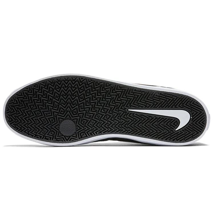 Nike SB Check Solar CNVS 'Black' (Unisex) Black / White Skate Shoes 843896 001