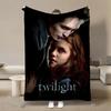 Warm Soft Classic Movie T-Twilight  Print Blanket Fluffy Children and Adults Sofa Plush Bedspread Throw Blanket for Sofa Bed