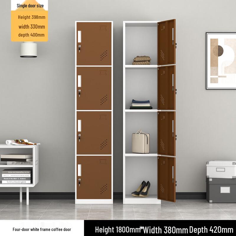 Lockable Metal Storage Locker for Gym and Office