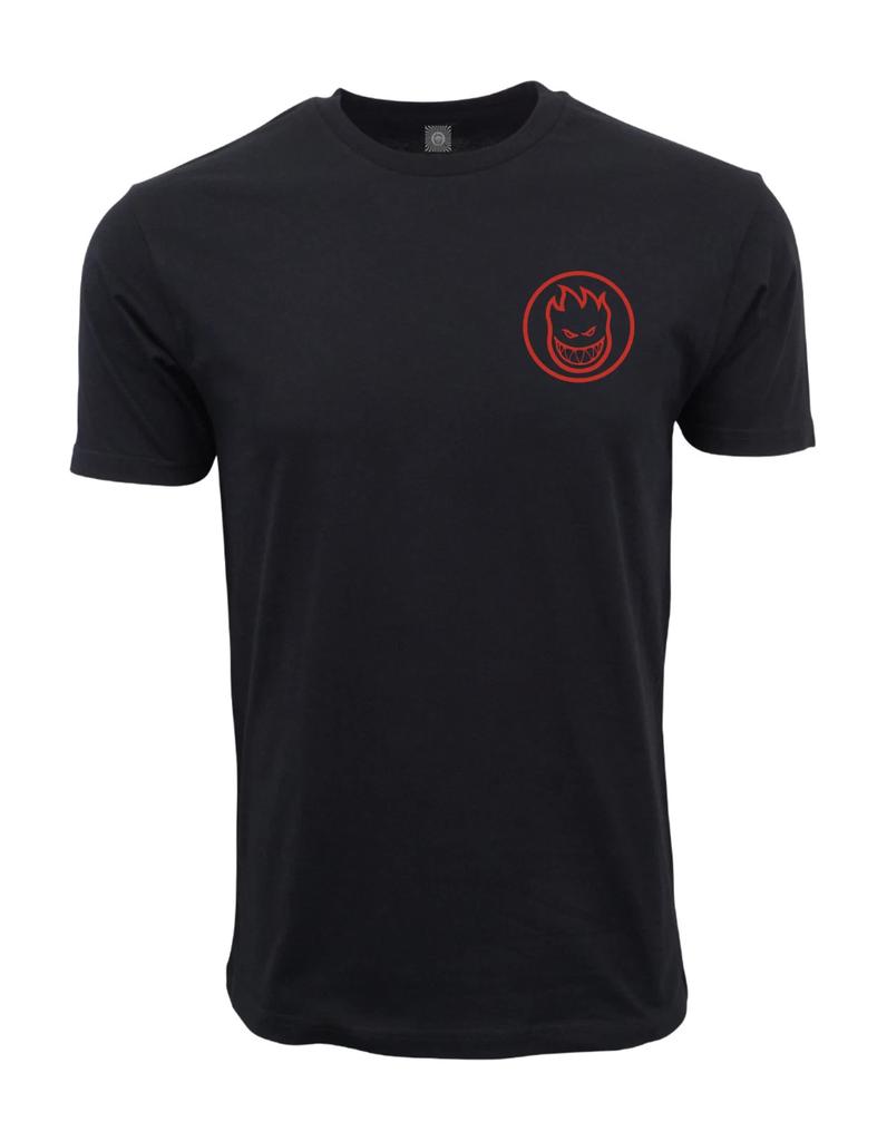 Men's and Women's T-shirts Spitfire Fire Circle Logo Graphic