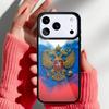 Russia Flag Phone Case for iPhone 17 Air 16e 15 14 13 Pro Max Back Cover for 12 11 Pro Coque