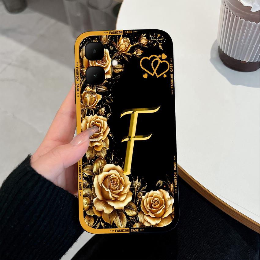 Красивый чехол с цветочным и буквенным узором для Infinix Smart 10 9 8 7 Plus GT 30 20 10 Zero 30, чехол для телефона, мягкий матовый силиконовый пылезащитный чехол для Infinix Capa
