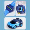 1 Set Mini Car Toy with Protective Cover Cartoon Shape Creative Miniature Anti-interference Drift Toy Rechargeable Watch Remote Control Racing Car Toy