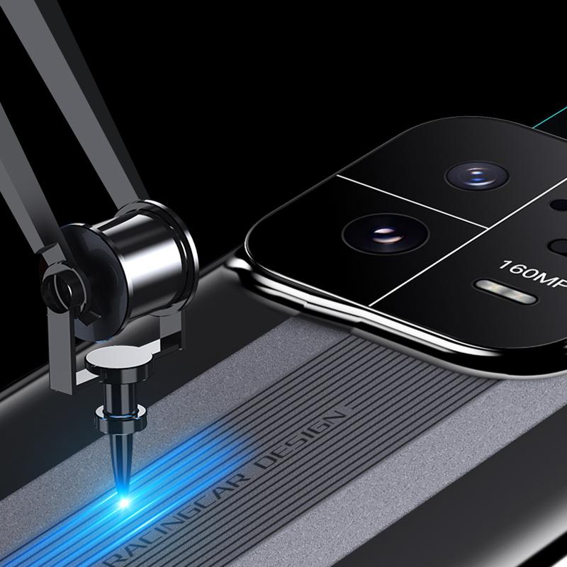 Для Xiaomi 13 Pro 5G Защита камеры Ударопрочный чехол для телефона Гальванизированный Жесткий ПК Защита от царапин