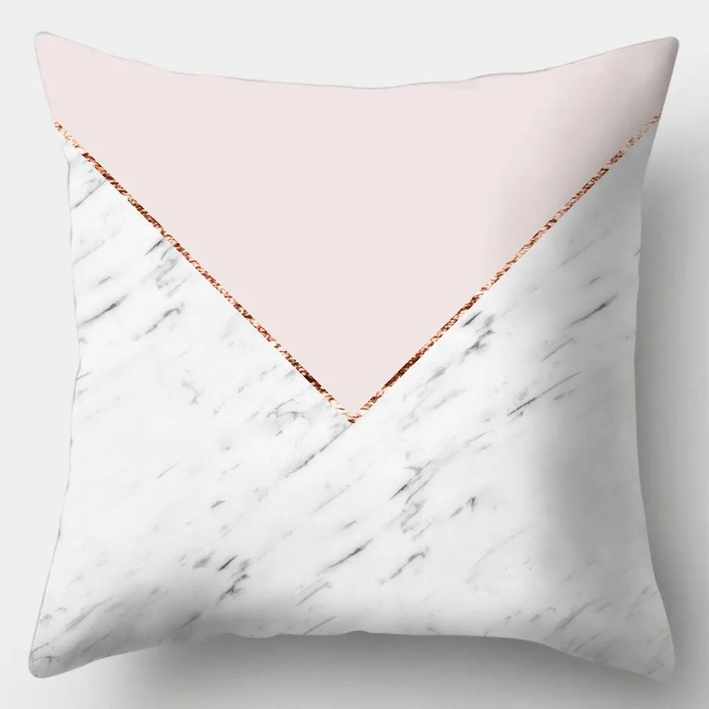 Офис Гостиная Дом Наволочка Розовая Геометрическая Наволочка Украшения для Машины