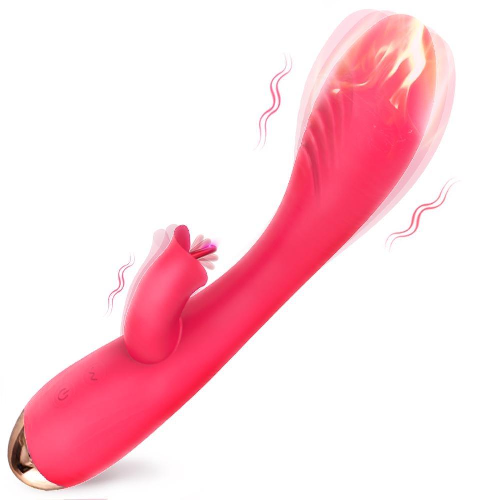 Вибратор для пары G Spot с функцией нагрева для клитора, приложение для стимуляции точки G, вибратор с дистанционным управлением, фаллоимитатор с 10 вибрациями для женской пары