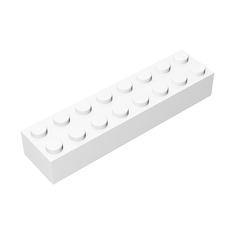 MOC 10 ШТ 3007 2x8 Строительные Блоки 93888 Высокотехнологичная Пластина Дом Замок Кирпичи Образовательный Частица Идея Игрушка Детские Рождественские Подарки