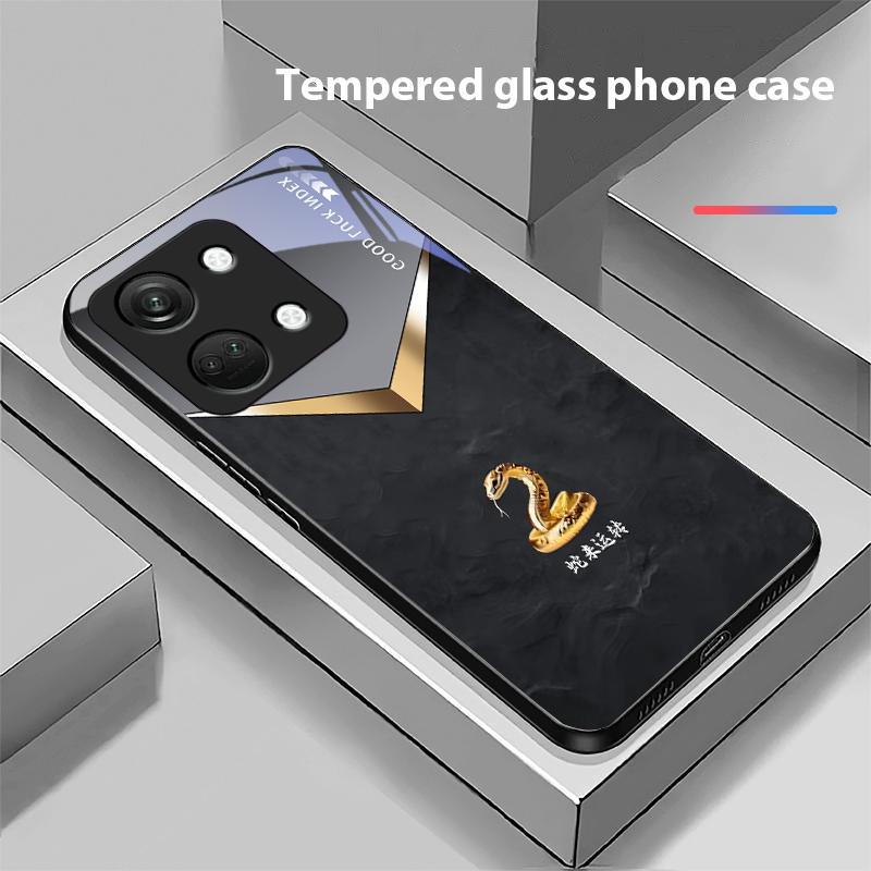Змеи Приходят Для OnePlus Nord 3 5 6T 7 Pro 8 12 10T Reno8 Lite 5G 10R Nord N30 Чехол для телефона из закаленного стекла с твердой оболочкой Черный