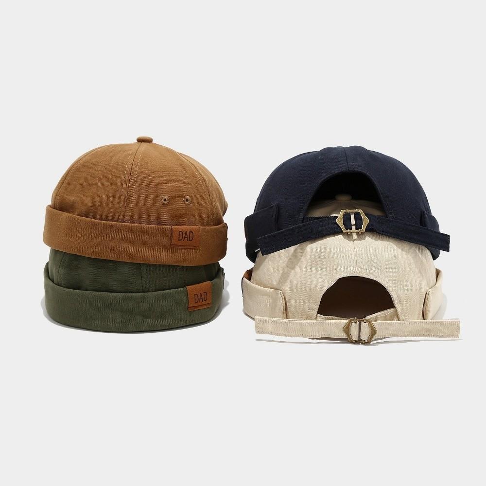 Hip Hop Docker Cap Adjustable Beanie Hat Casual Landlord Cap Outdoor