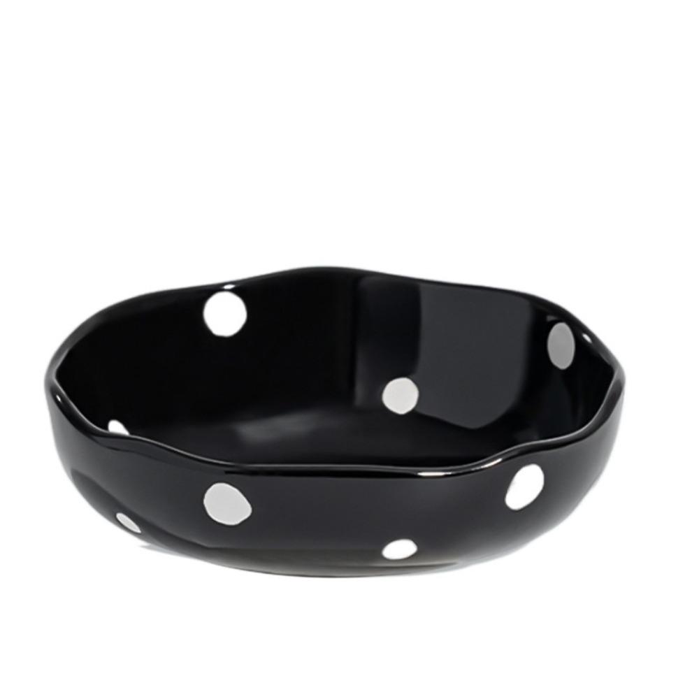 Cute Mushroom Cat Bowl Ceramic Pet Drinking Feeder Dog Food Feeding Basin Neck Protection