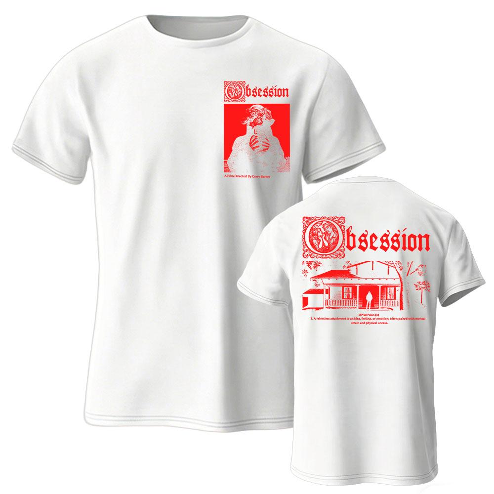 Футболка с надписью Movie Obsession I Love You, летняя, хлопковая, повседневная, для мужчин/женщин, с коротким рукавом, модная, унисекс, уличная одежда, графический мерч