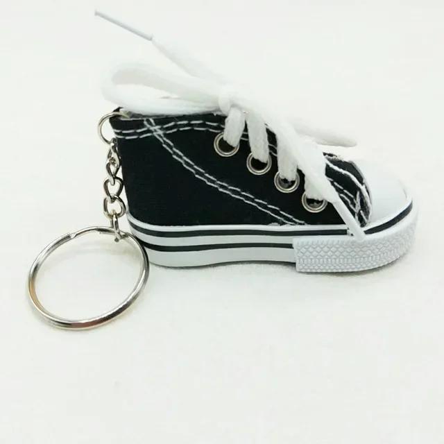 Новый Креативный 3D Холщовый Кроссовок Теннисная Туфля Брелок Милый Мини Спортивная Обувь Подвеска Брелоки Автомобильная Симуляция Безделушка Сумка Держатель для Ключей
