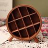 Lipstick Organizer Cosmetic Wooden Lipgloss Compact Storage Box Holder