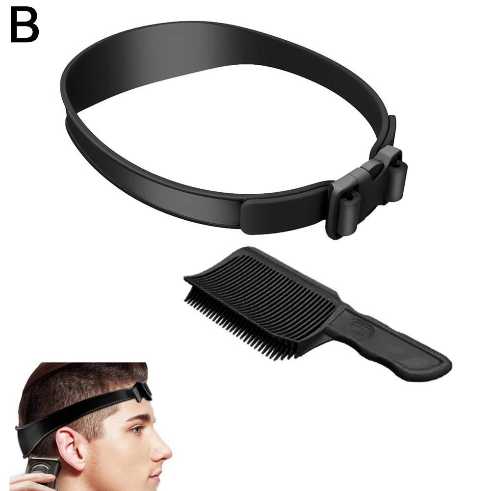 Регулируемый набор направляющих для стрижки волос, шаблон для бритья линии шеи, система для самостоятельной стрижки волос, инструмент для бритья прямой линии роста волос на шее