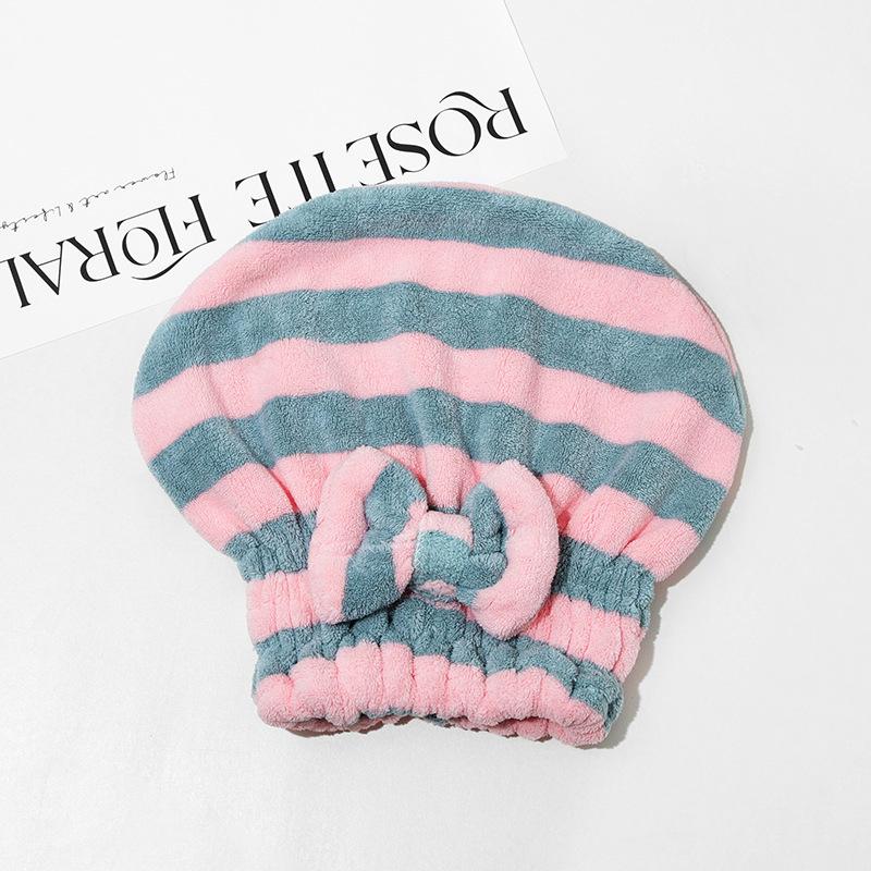 1/3Pcs Thickened Double Layer Hair Drying Cap Wipe Hair Absorbent Water Quick Drying Towel Soft Coral Velvet Towel Gifts