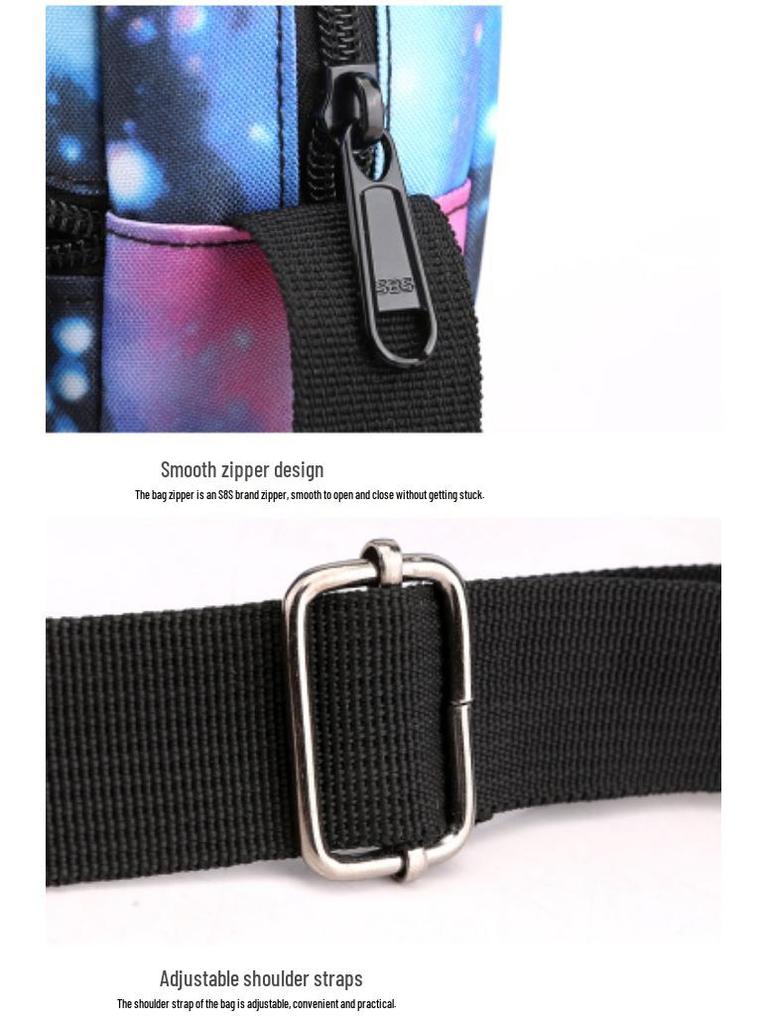 K-POP Demon Hunter Girl Group Children's Backpack, Pencil Case, and Shoulder Bag Set for Middle School Students