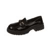 British style small leather shoes New spring and autumn with skirts Soft soles Student leisure