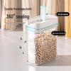 Контейнер с герметичной крышкой пищевого качества для круп и сухих продуктов - Водонепроницаемый и влагозащищенный кухонный органайзер