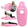 Eco-friendly PVC Inflatable Pregnancy Mattress Pad: Thick, Concave, Flocked Cushion for Indoor & Outdoor Use