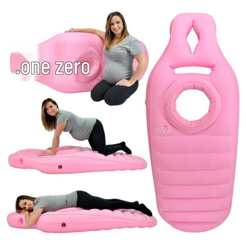 Eco-friendly PVC Inflatable Pregnancy Mattress Pad: Thick, Concave, Flocked Cushion for Indoor & Outdoor Use