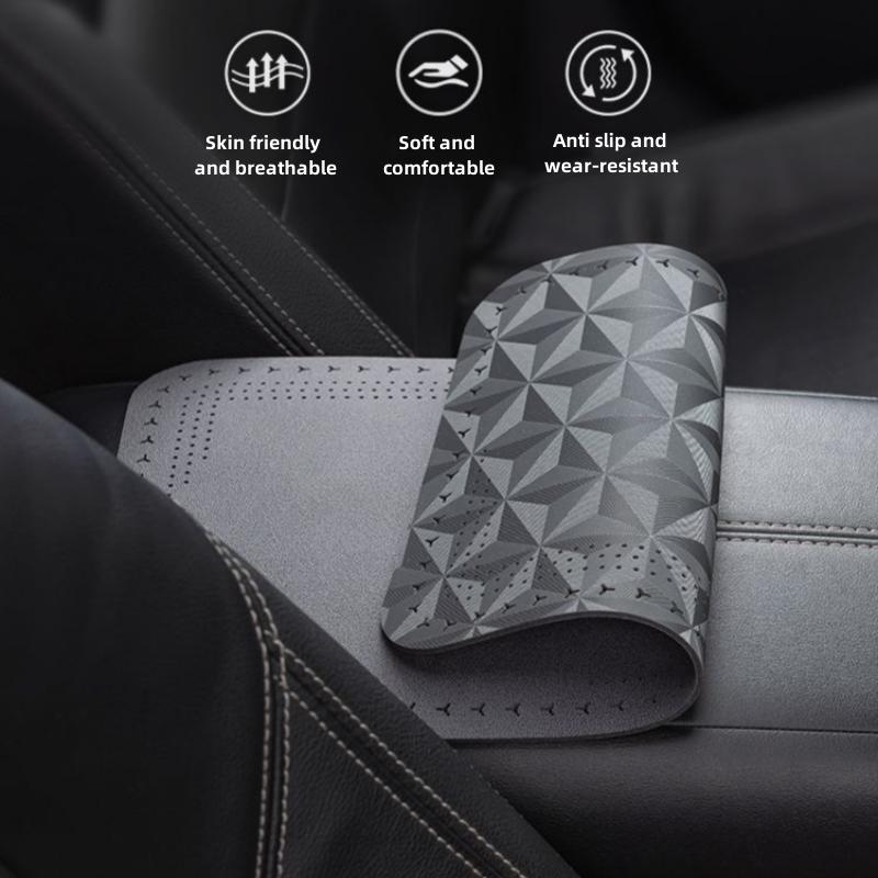 EAV3 Leather Car Armrest Mat Universal Interior Auto Armrests Storage Box Mats for Honda civic 8th 10th gen 2017 2018 2019 2016