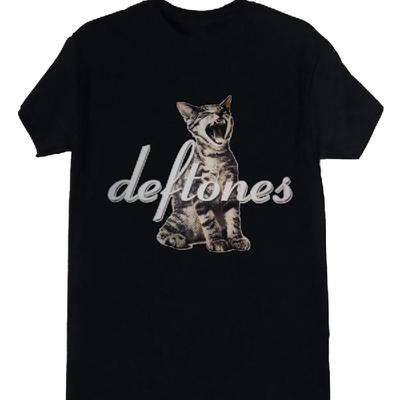 Deftones Логотип Кошки Новая Черная Футболка