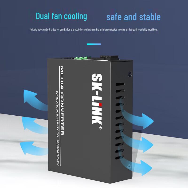 SK-LINK Гигабитный одномодовый пара трансиверов для оптоволокна SC