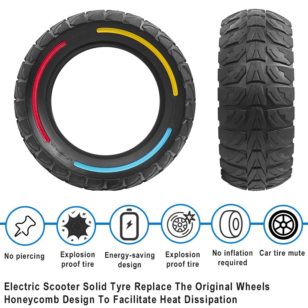 8.5x3Inch Puncture-proof Off-road Solid Tire 8.5*3 Tubeless Tyre for Kugoo G2 Pro for Zero8 9 for VSETT 8 9+ Electric Scooter