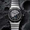 Q TIMEX x NASA Коллаборация Винтажные Металлические Часы 40мм TW2Y56700