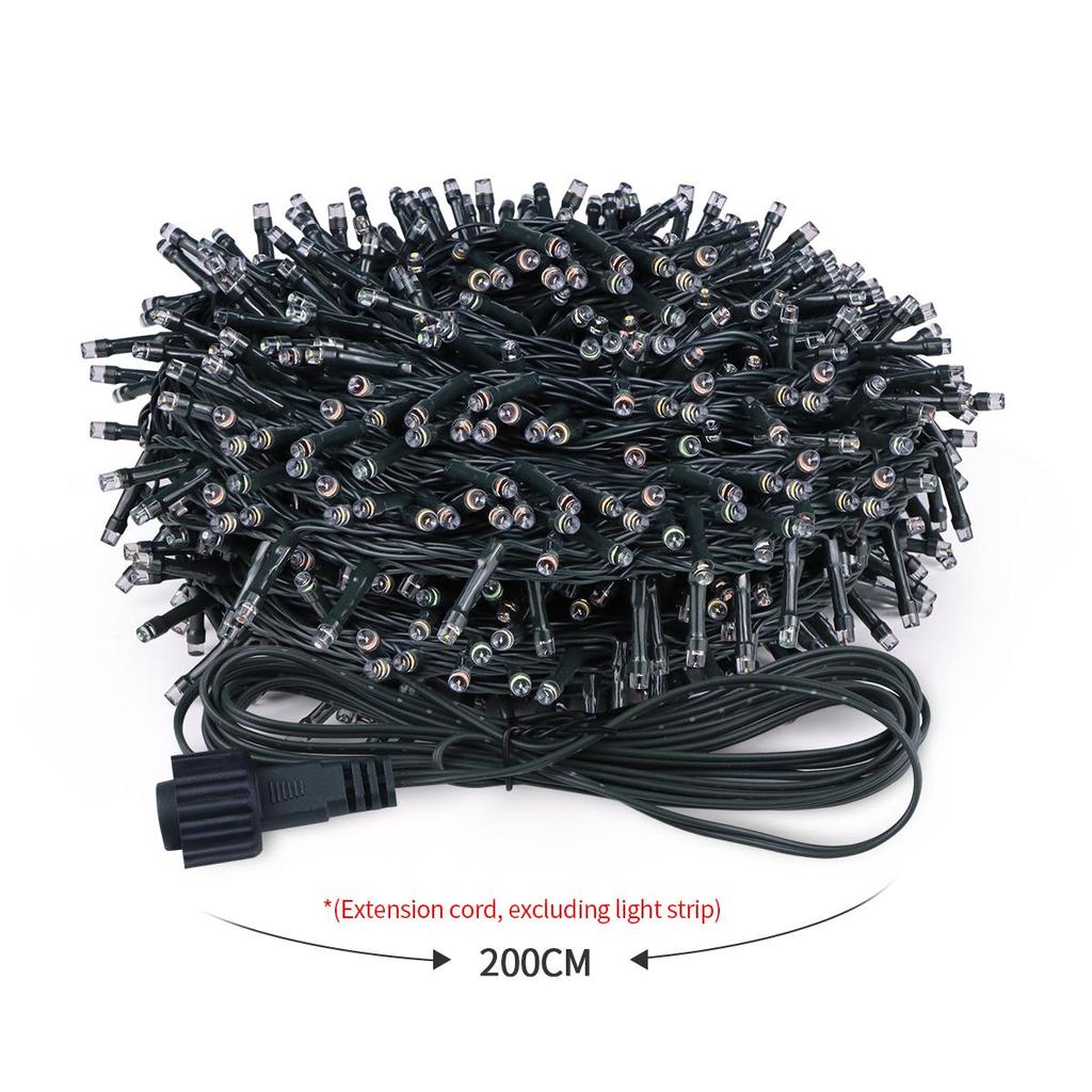 220 В уличная солнечная светодиодная гирлянда-лампа 10-100 м водонепроницаемая Фея Свадебная вечеринка праздник сад Рождественский свет украшение