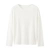 Women's Knitted Linen Blend Long Sleeve T-Shirt