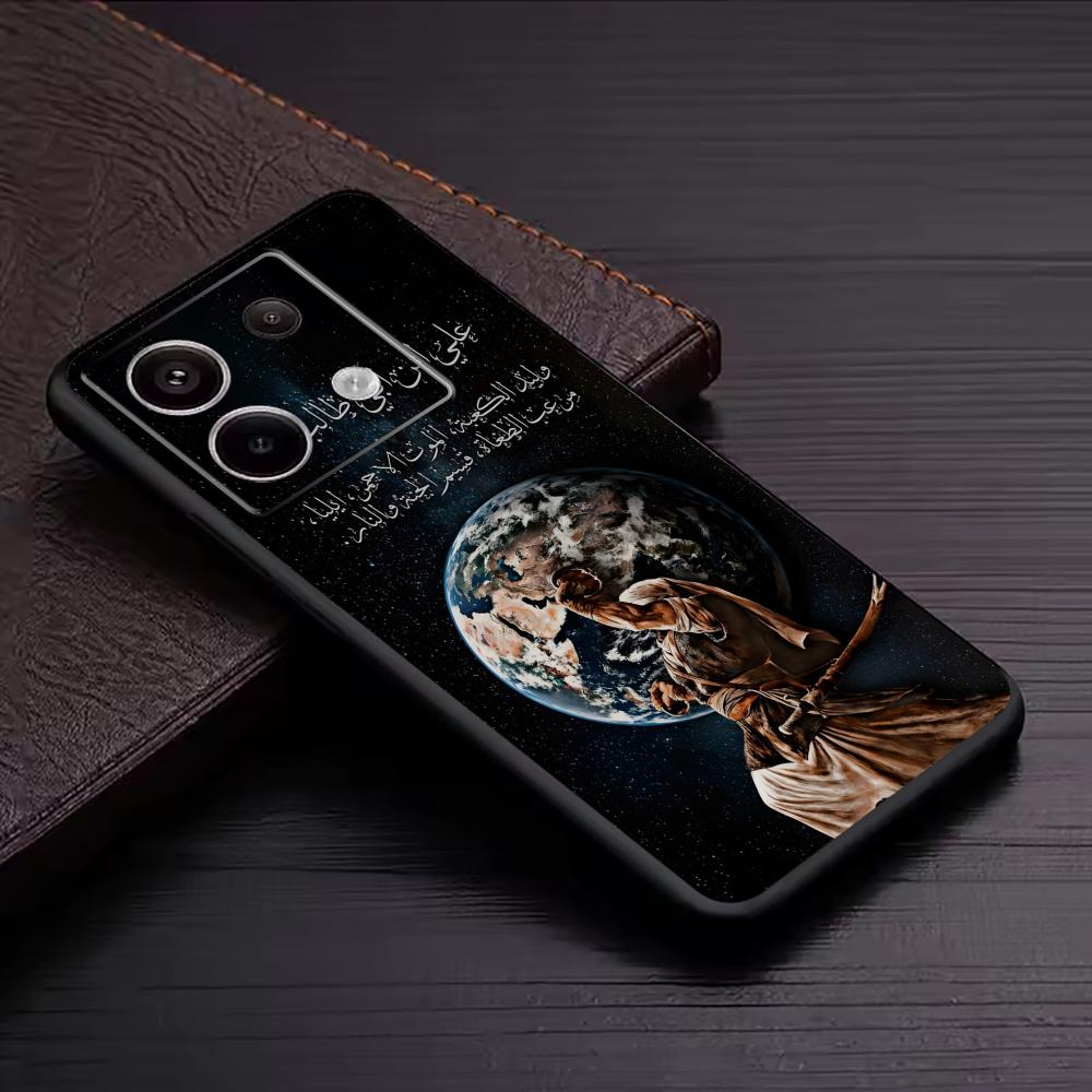 Imam Hussain Shia Ali  Phone Case For Redmi Note 14 13 12 11 Pro Plus S 5G 14C A3 Soft Black Phone Cover