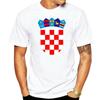 Croatia Croatian MMA Kick Boxing UFC Muay Thai T-Shirt Graphic Symbol Badge Retro Vintage 3D Print Men Women Unisex Short Sleeve Round Neck