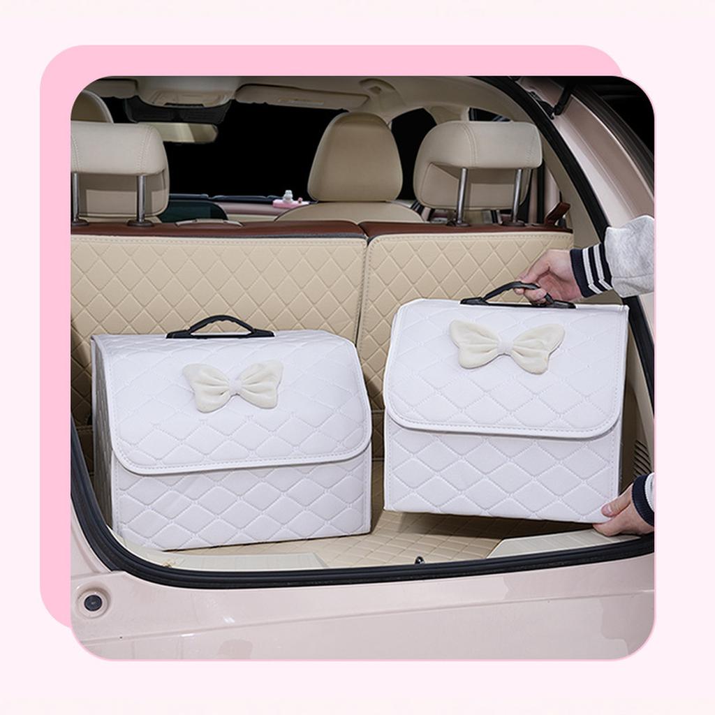 Compact Portable Car Trunk Organizers Foldable Car Trunk Storage Box Enhances Interior Vibrancy Boosts Trunk Tidiness