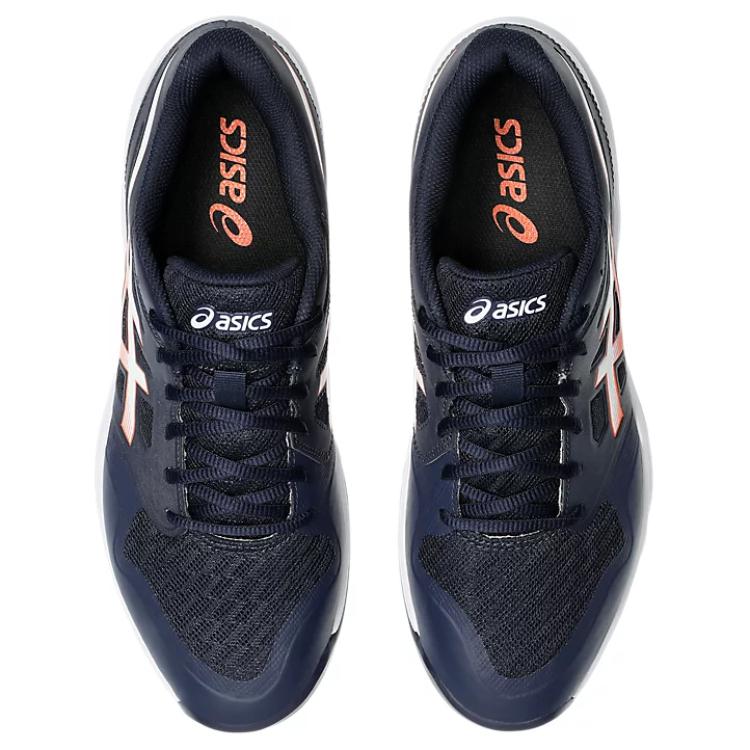 Asics Gel-Court Hunter 3 Удобные Универсальные Низкие Бадминтонные Кроссовки Мужская Обувь Сине-Белая 1071A088-404