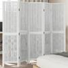 VidaXL Room Divider 5 Panels, Room Separator, Privacy Screen, Folding Screen Bedroom Living Room, White Wood 358677